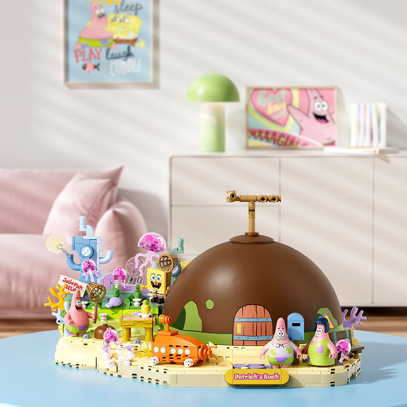 Kids First Education - Spongebob Patrick Star Rock House Building