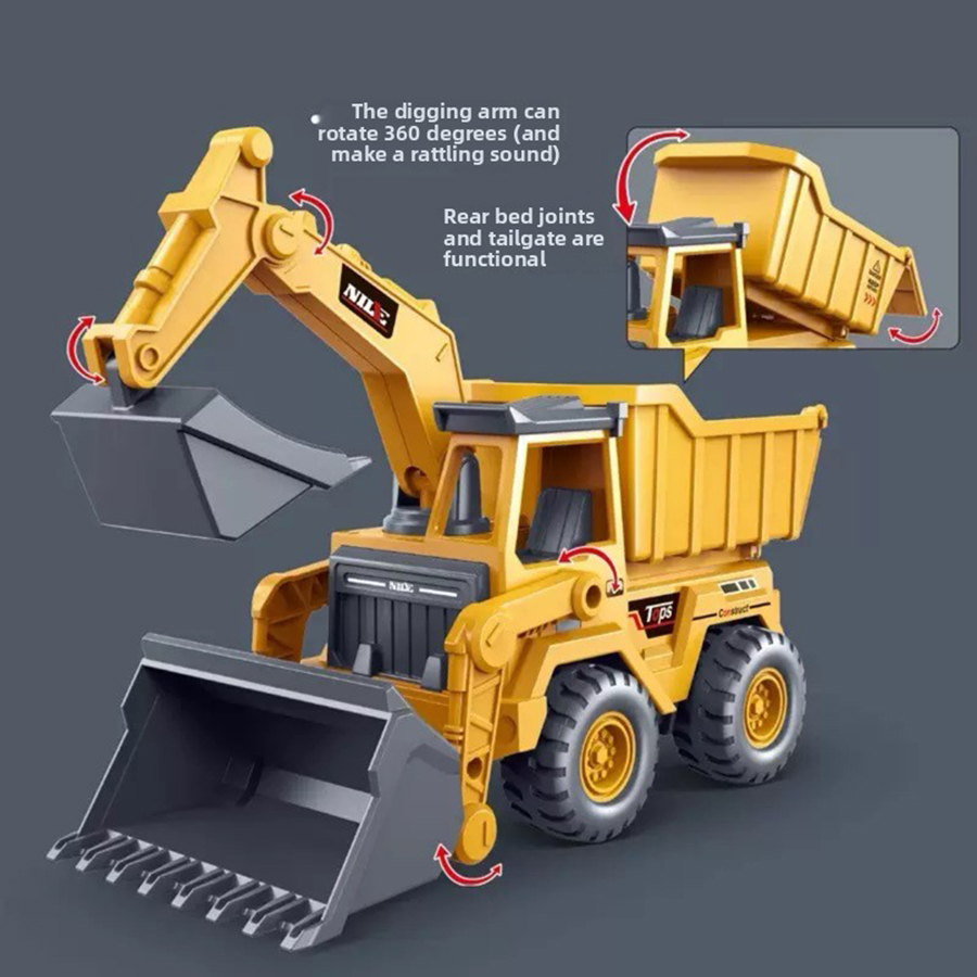 Kids Education Product - 1pcs Excavator Truck Model Toy Engineering