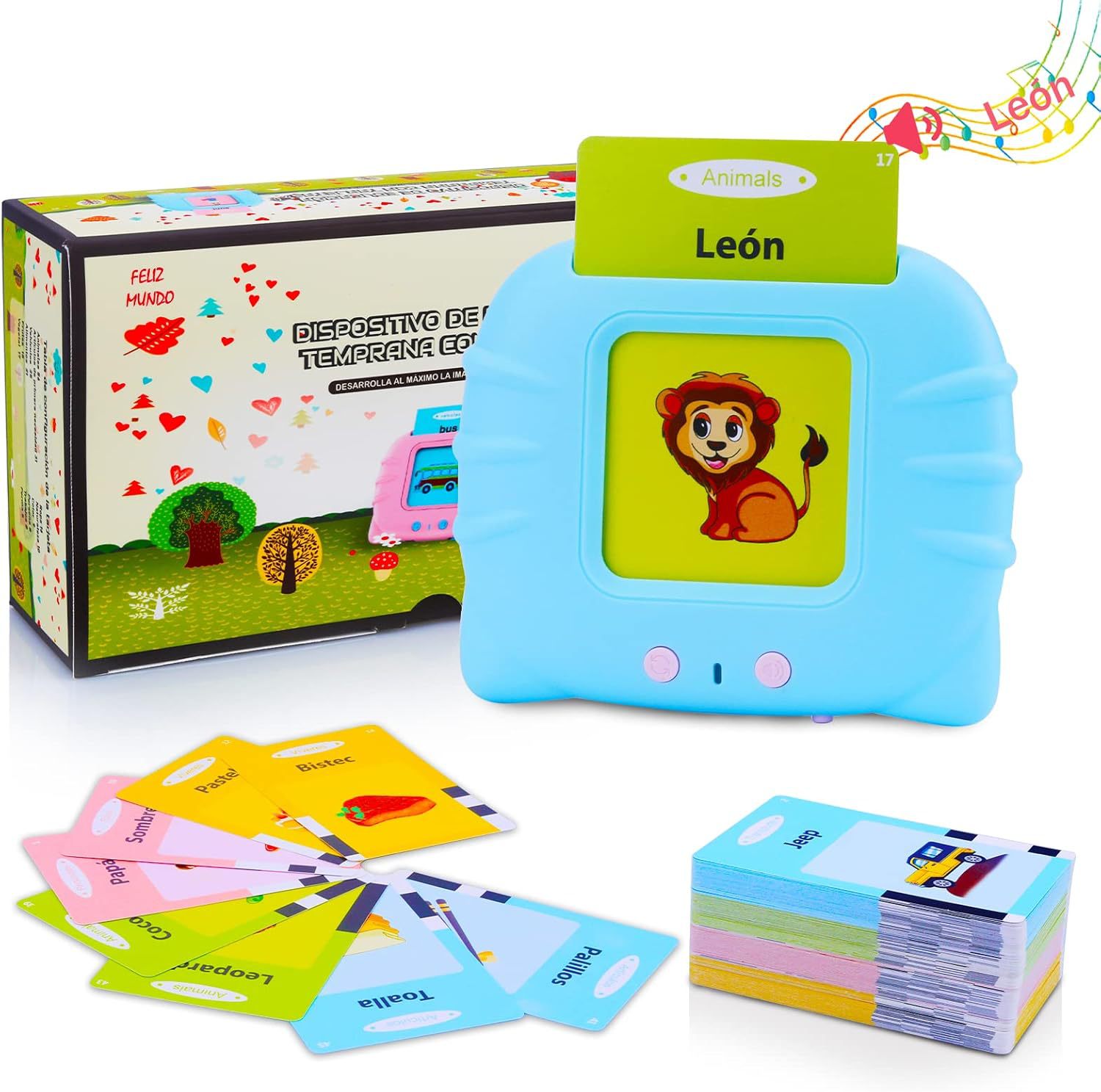Kids Educational Reader - BearBoo Flash Card Reader, Kids Early