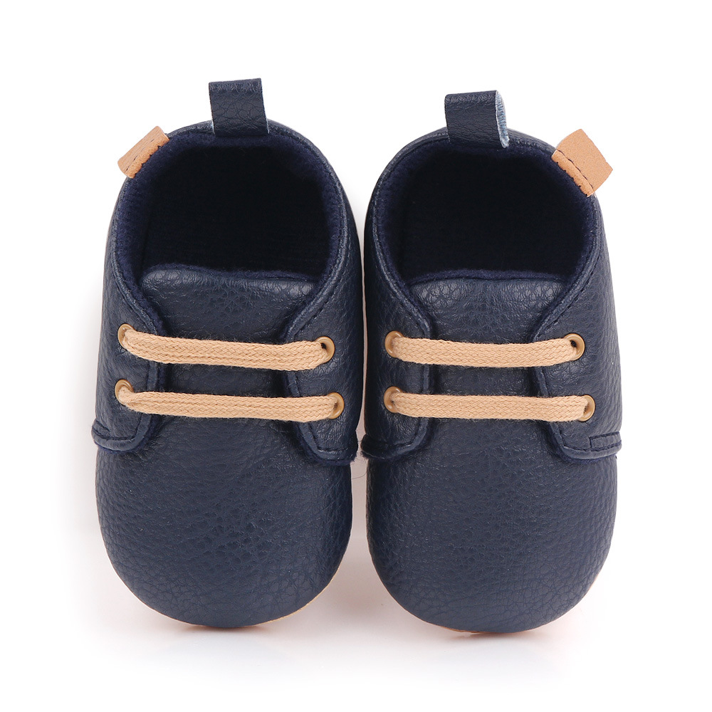 Kids First Education - Baby Leather Casual Crib Shoes For