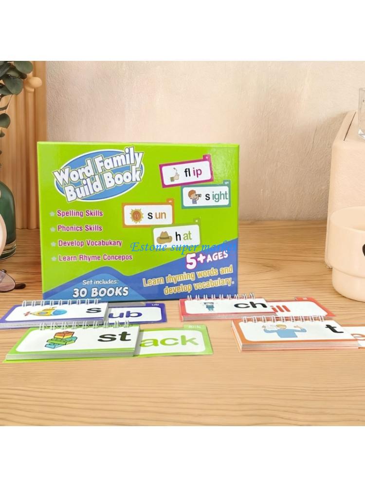 Kids Education Rhymes - 090B Rhyming Vocabulary Flash Cards Educational