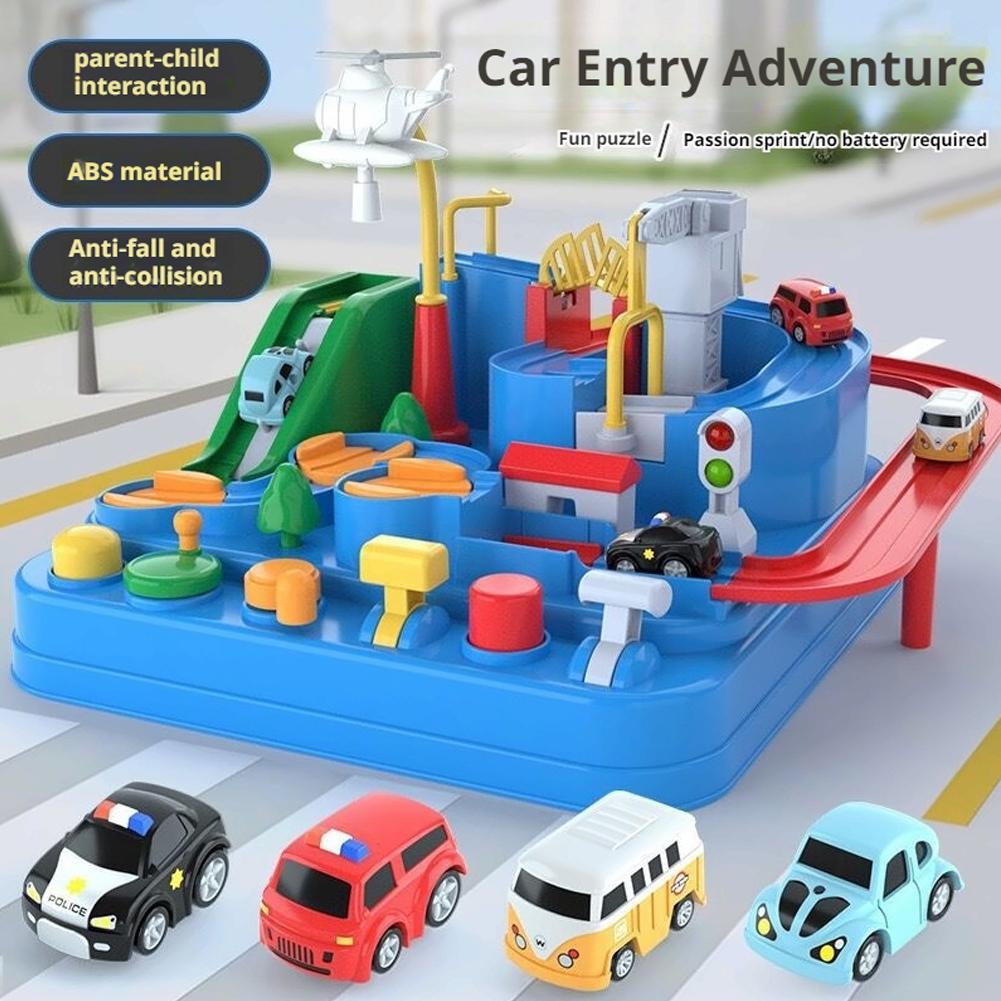 Kids Educational Resources - Racing Rail Car Model Train Track