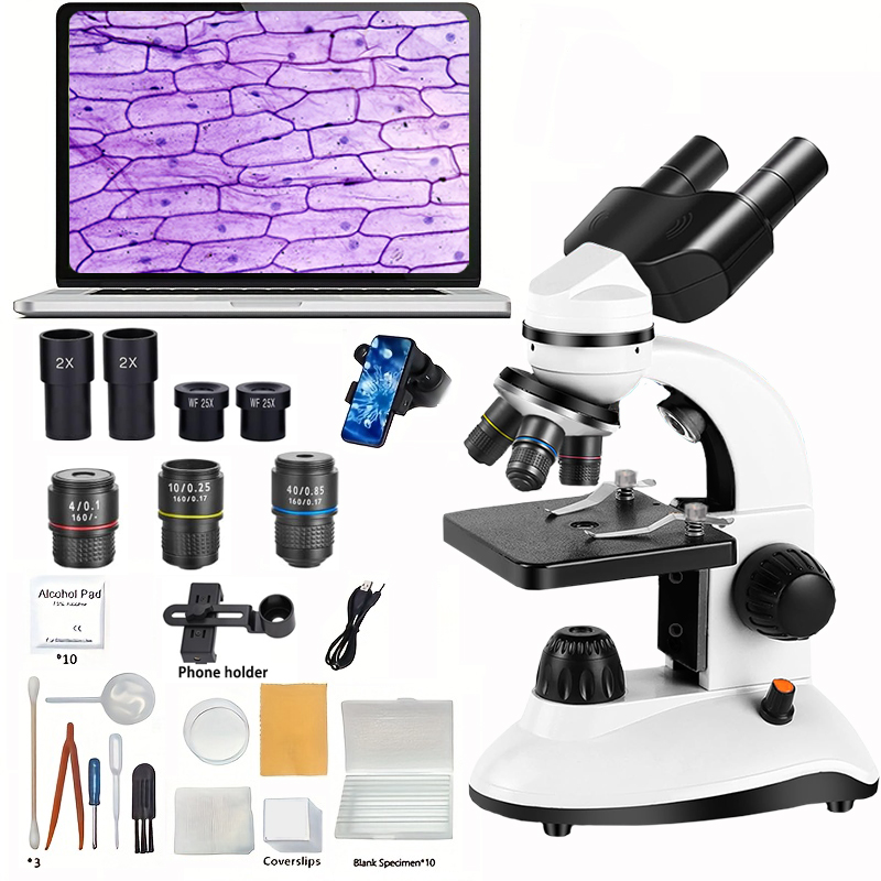 Education Kids Definition - Binocular Microscope, High Definition LED for