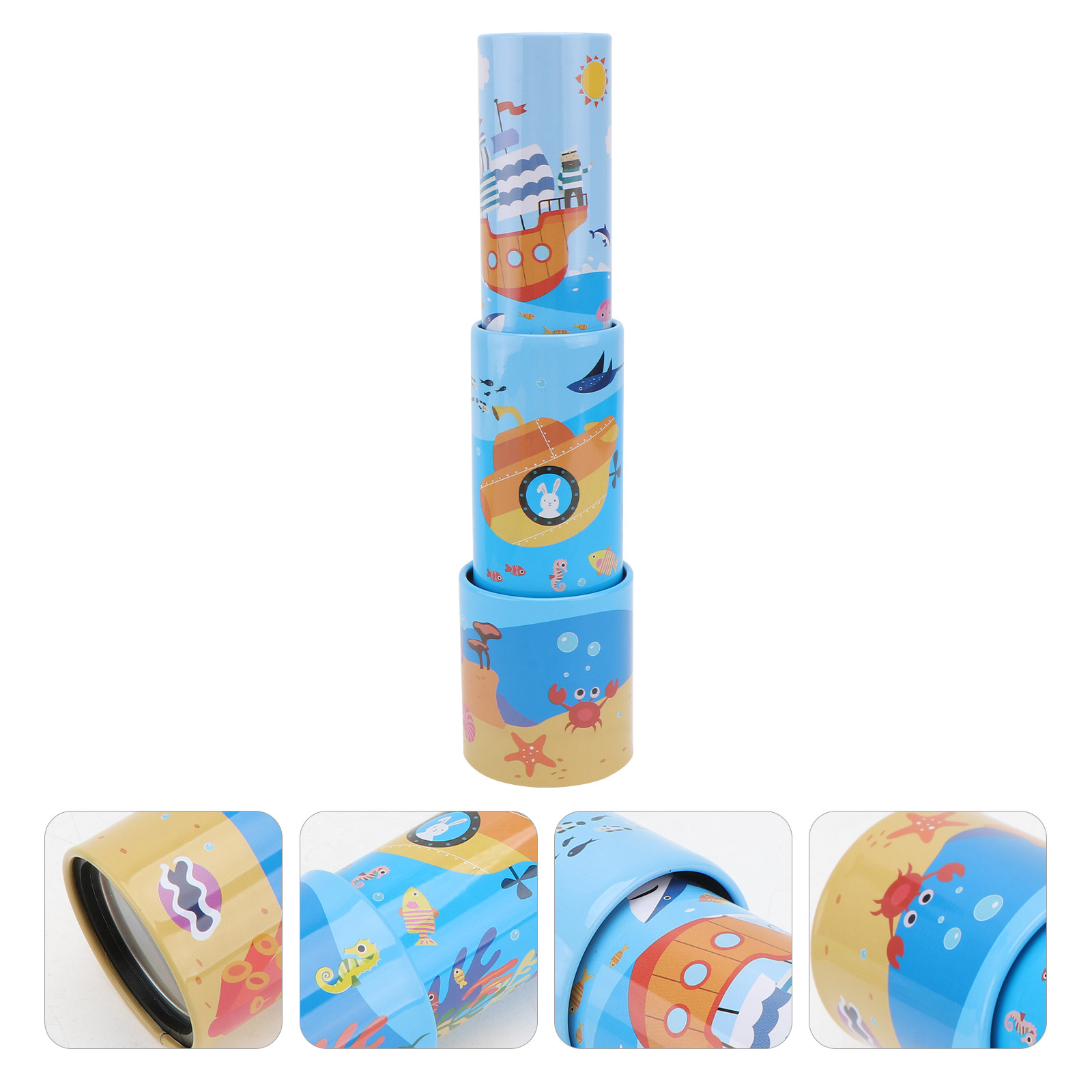 Kids Nature Education - 1Pcs Small Lightweight Tinned Iron Single-Tube