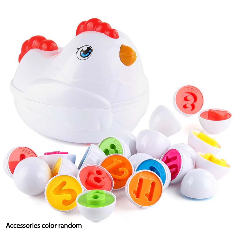 Kids Nature Education - 12 Matching Eggs Montessori Sensory Baby