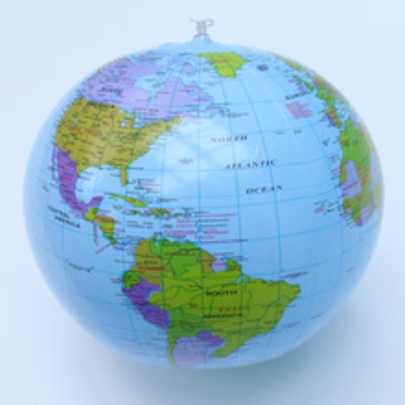 Educational Globe For Kids - Inflatable Earth Globe Easy to Read