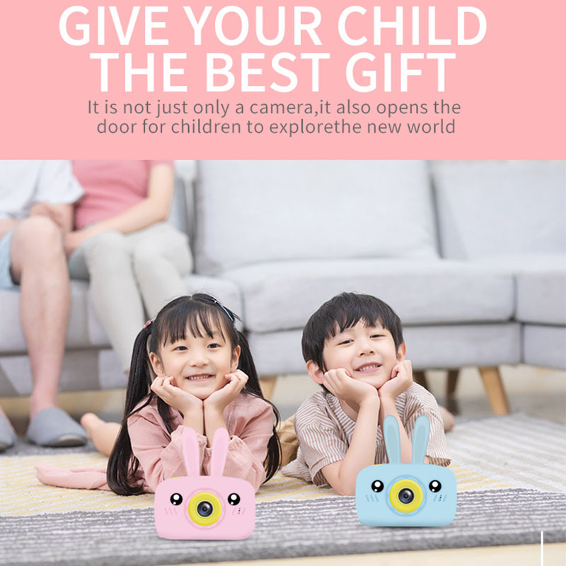 New Mini Cartoon Rabbit Camera - Kids Education Video ulasan dan harga