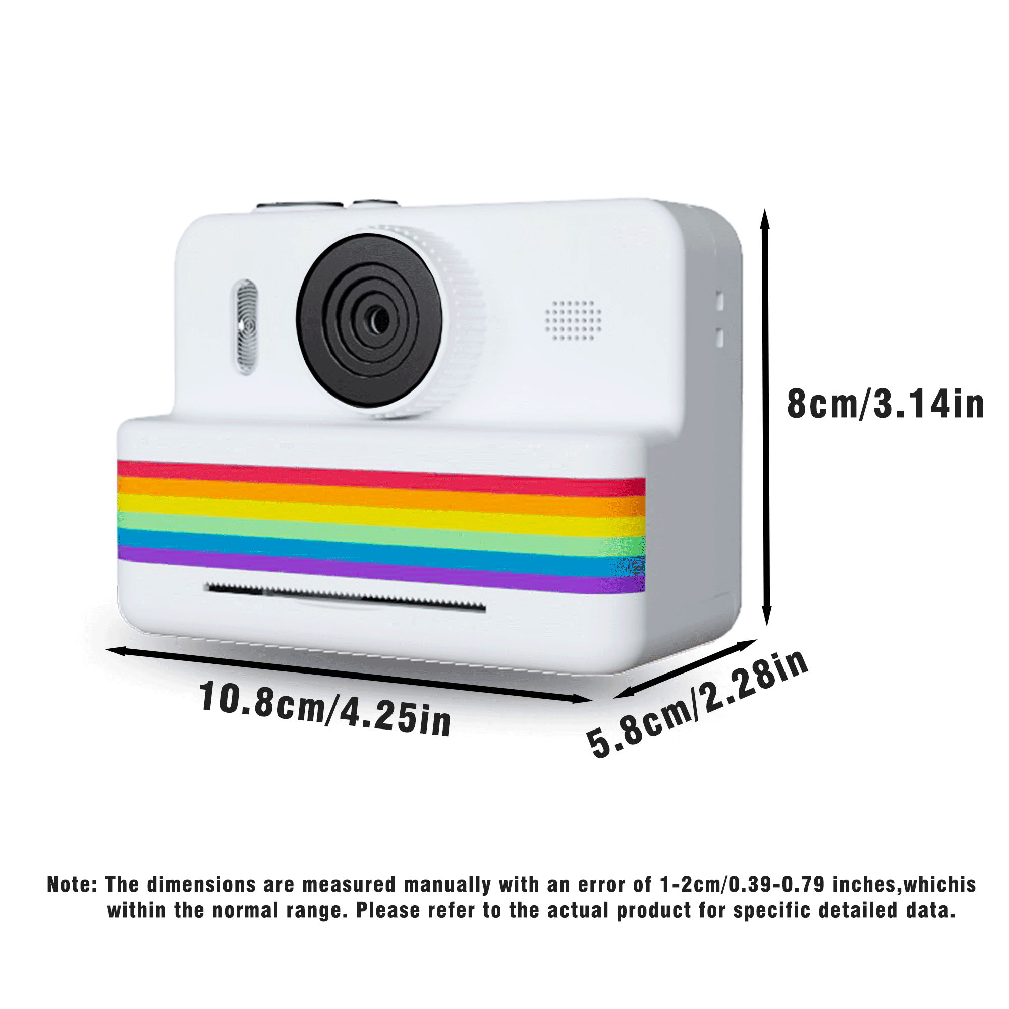 2.8 Inch Instant Print Camera, - Kids Education Video ulasan dan harga