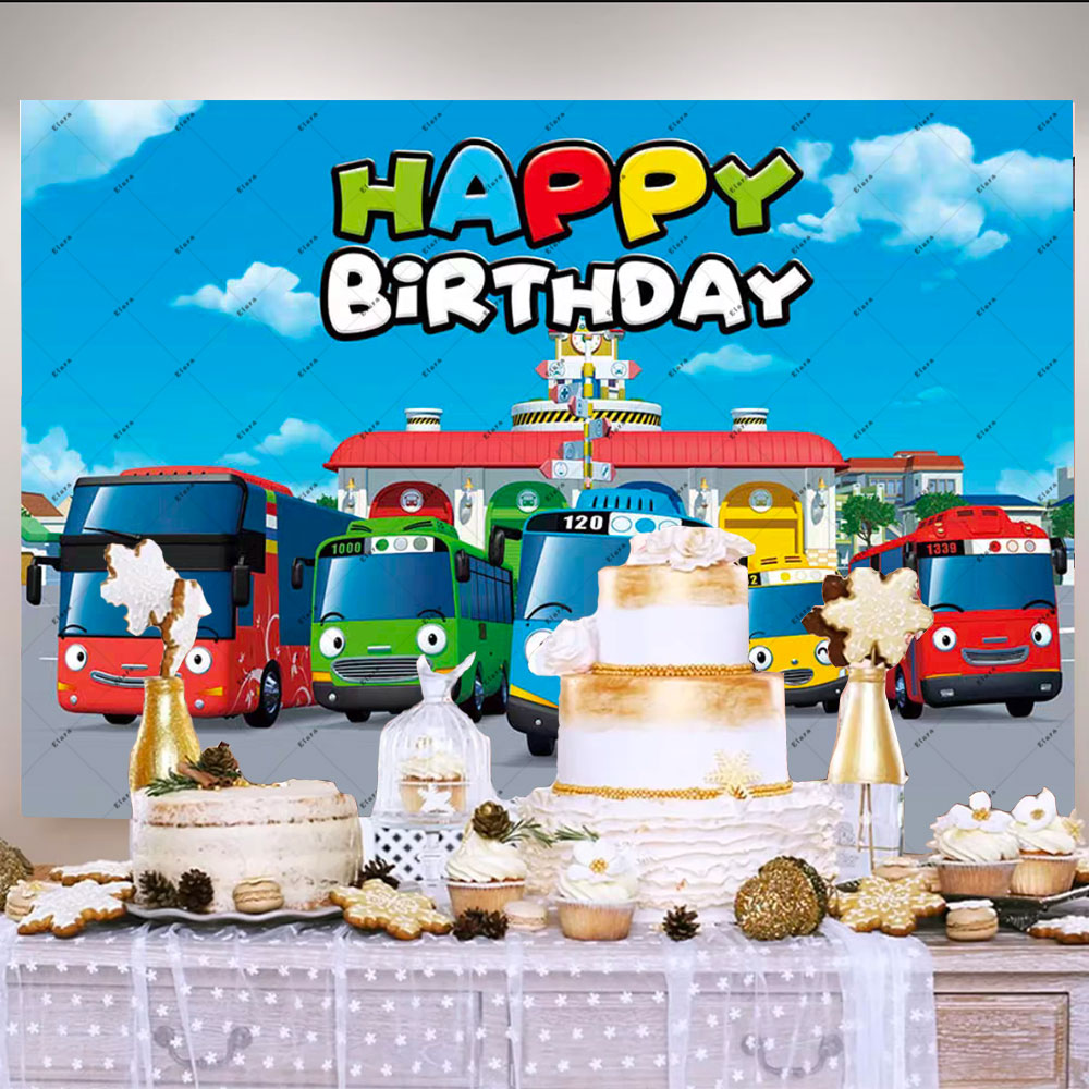 Cartoon Anime The Little Bus K - Kids Education Background ulasan dan harga