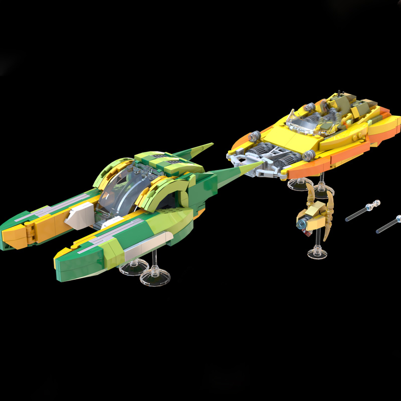 664pcs MOC Bounty Hunter Pursu - Kids Hunter Education ulasan dan harga
