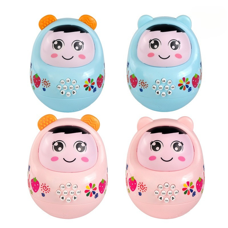Kids Light Blue Roly Poly Tumb - Kids Education Rhymes ulasan dan harga