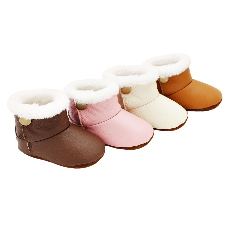 Baby Furry Boots Kids Leather  - Kids First Education ulasan dan harga