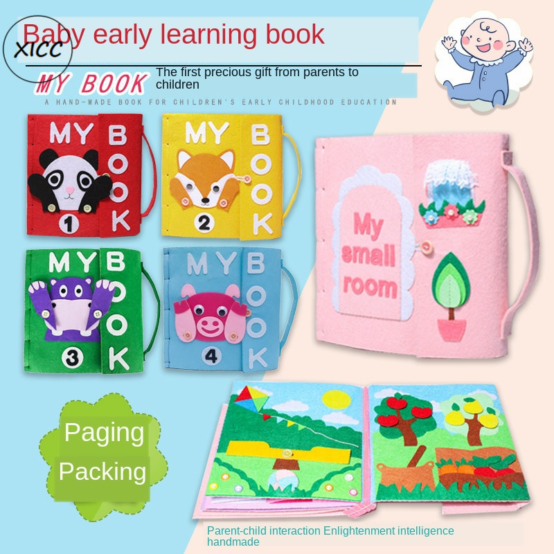 Non-Woven Felt Fabric Sewing D - Kids First Education ulasan dan harga