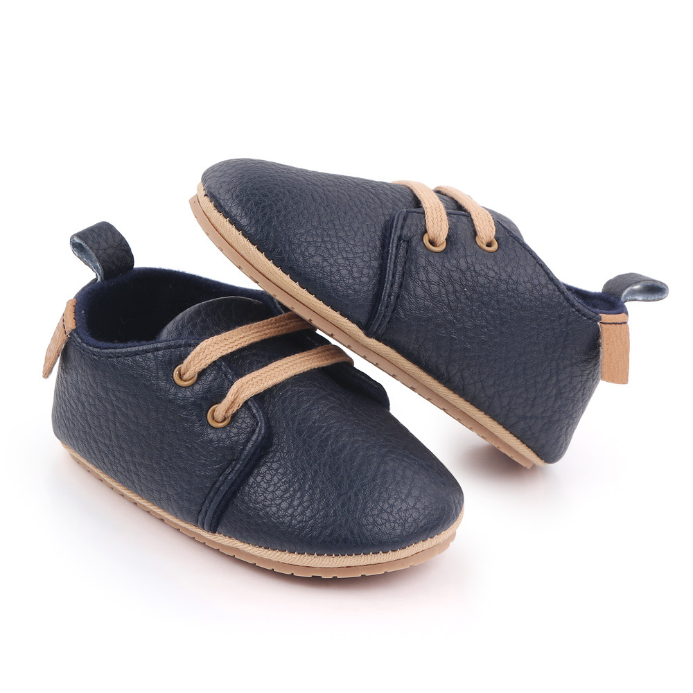 Baby Leather Casual Crib Shoes - Kids First Education ulasan dan harga