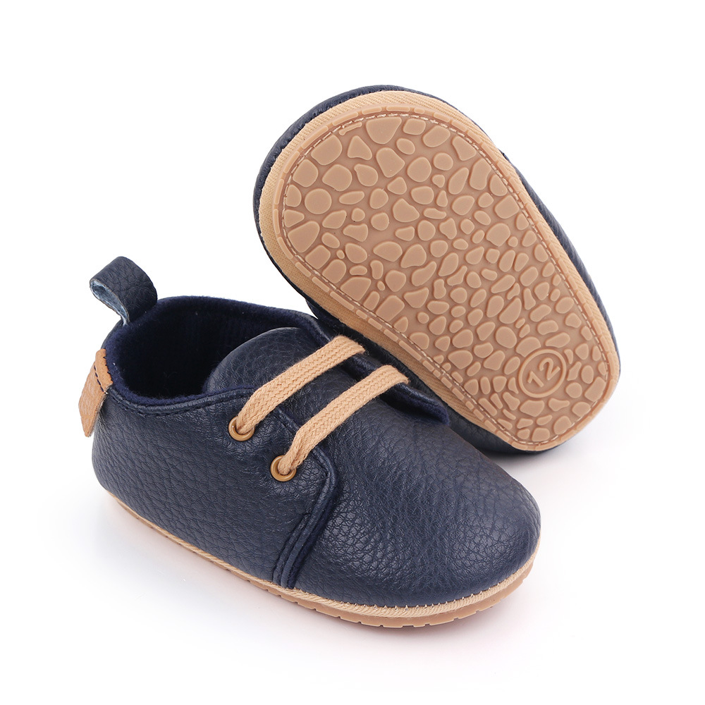 Baby Leather Casual Crib Shoes - Kids First Education ulasan dan harga