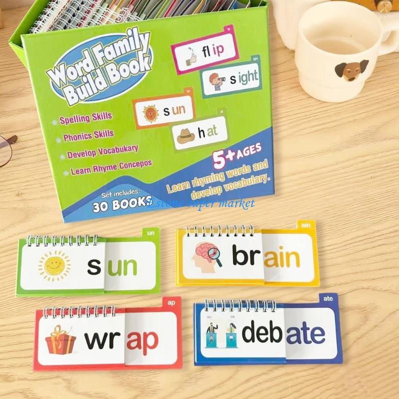 090B Rhyming Vocabulary Flash  - Kids Education Rhymes ulasan dan harga