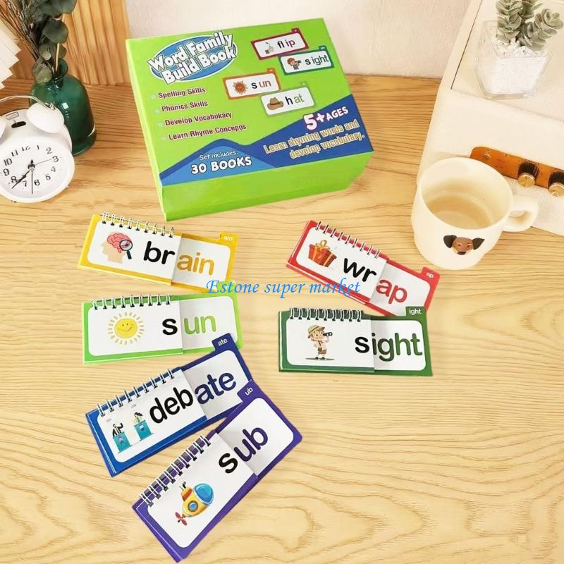 090B Rhyming Vocabulary Flash  - Kids Education Rhymes ulasan dan harga