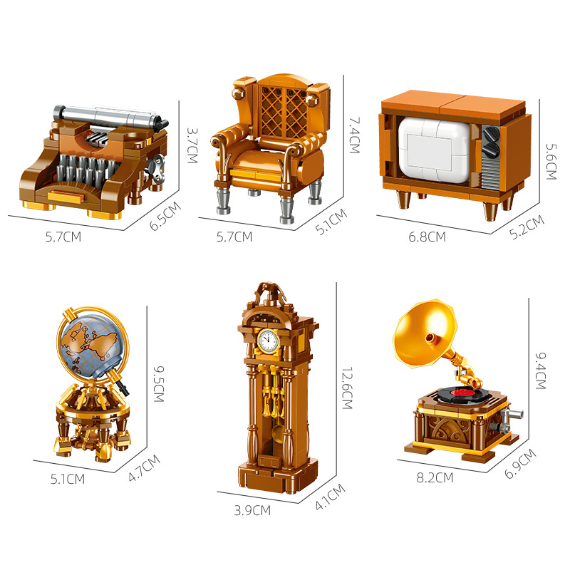 Classic Retro Idea Block Model - Educational Globe For Kids ulasan dan harga