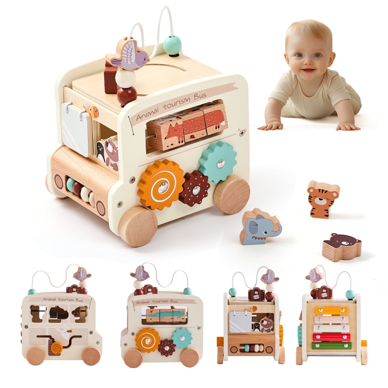Montessori Wooden Children Toy - Kids Nature Education ulasan dan harga