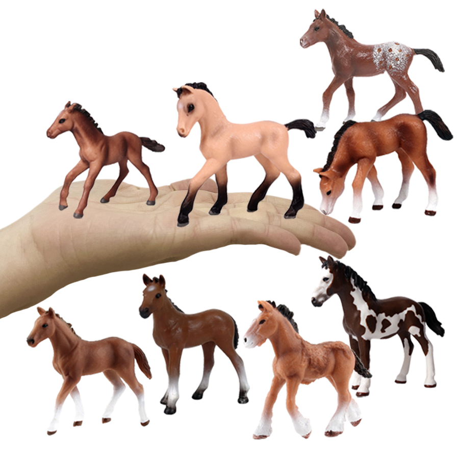 Horse Figurine Farm Animals Po - Kids First Education ulasan dan harga