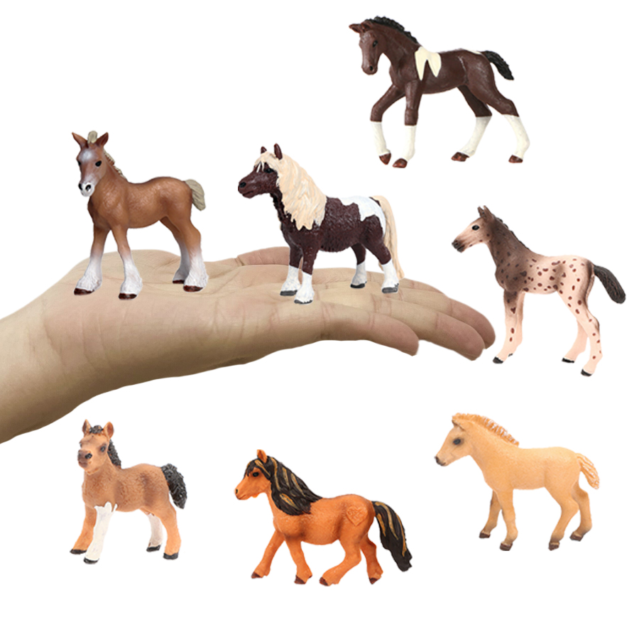 Horse Figurine Farm Animals Po - Kids First Education ulasan dan harga