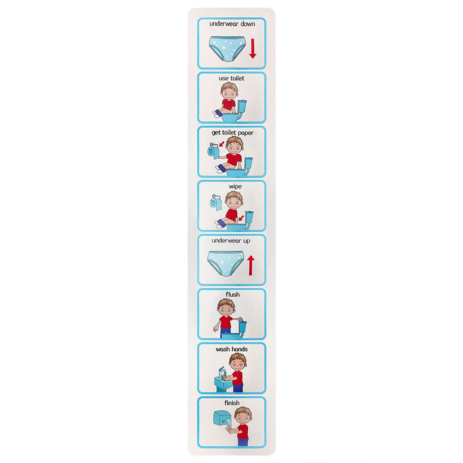 Toilet Training Chart Life Ski - Kids Education Charts ulasan dan harga