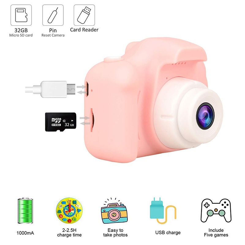 Kids Camera Toys Mini HD Digit - Kids Education Video ulasan dan harga