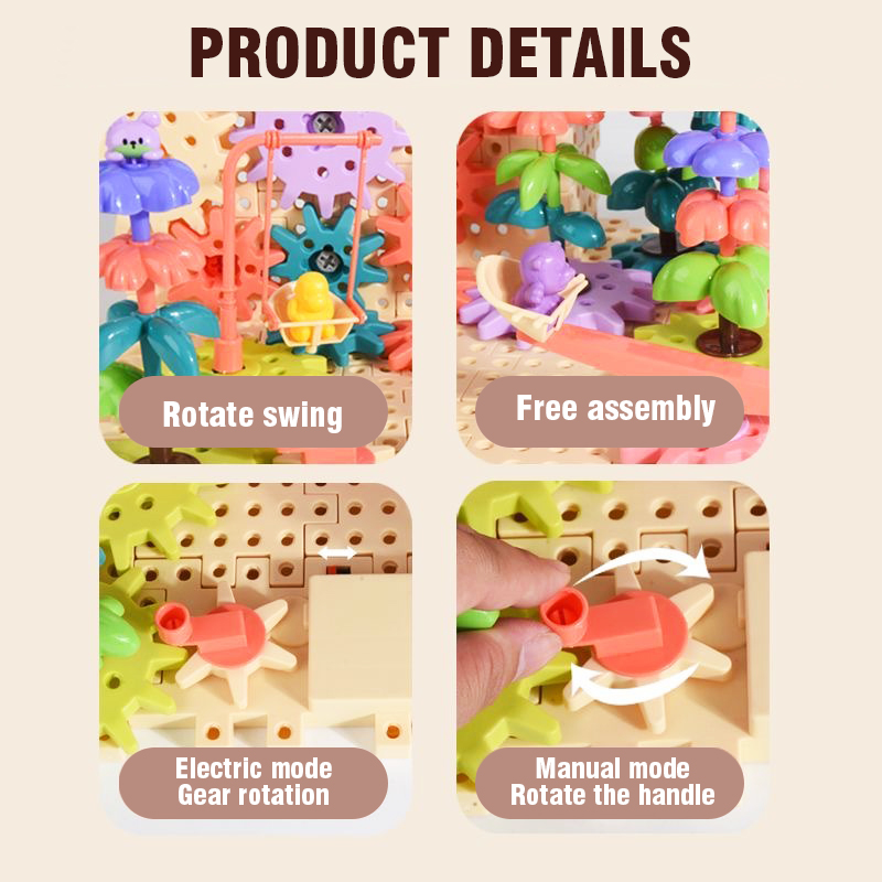 Diy Electric Rotating Gear Bui - Kids Nature Education ulasan dan harga