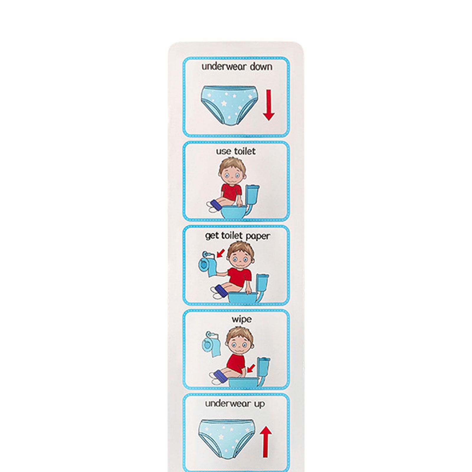 Kids Potty Chart Visual Schedu - Kids Education Charts ulasan dan harga