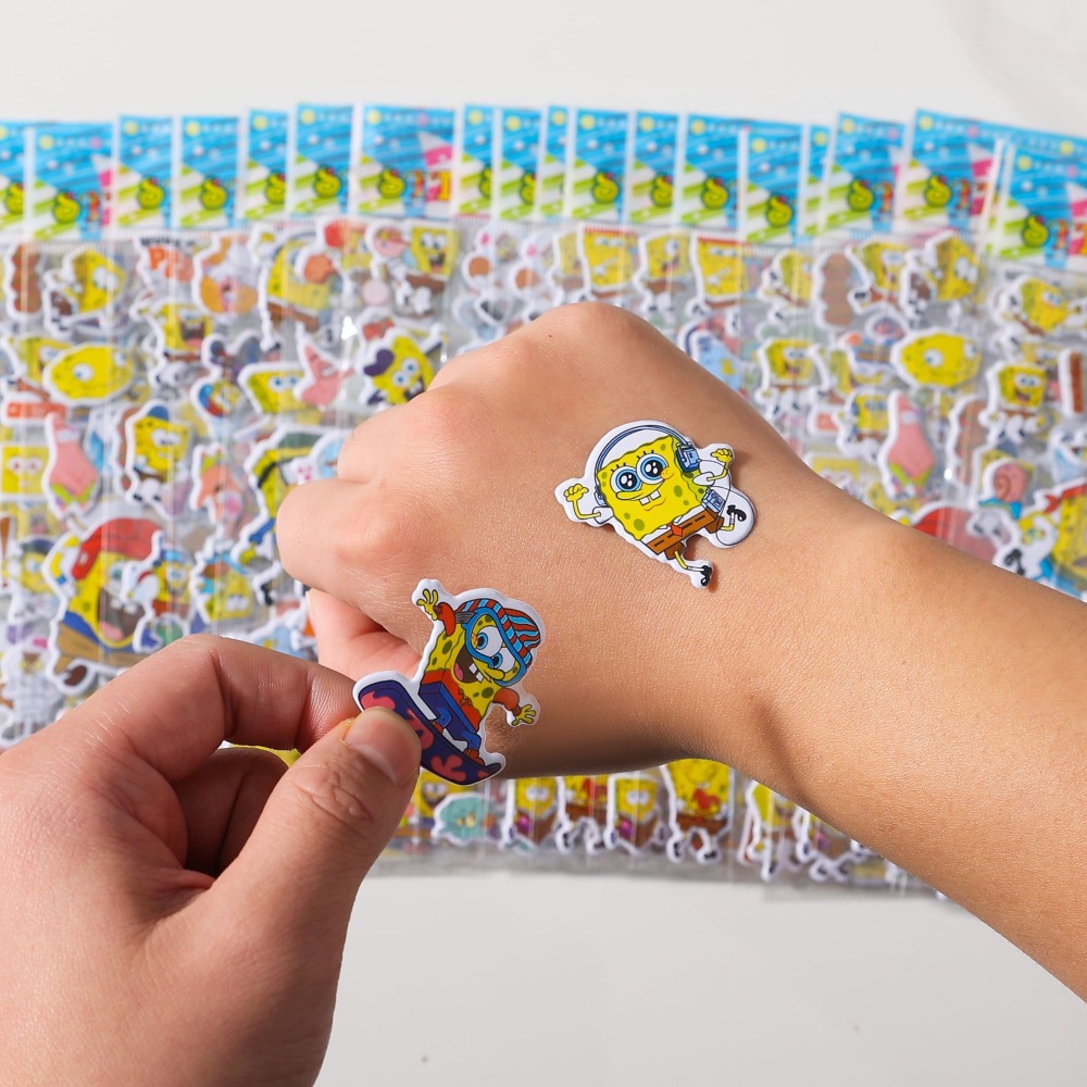 12-Pack SpongeBob 3D Stickers  - Kids First Education ulasan dan harga