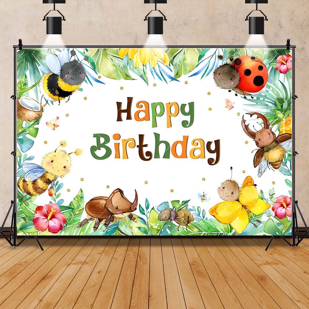 Cartoon Insect Party Early Edu - Kids Education Background ulasan dan harga