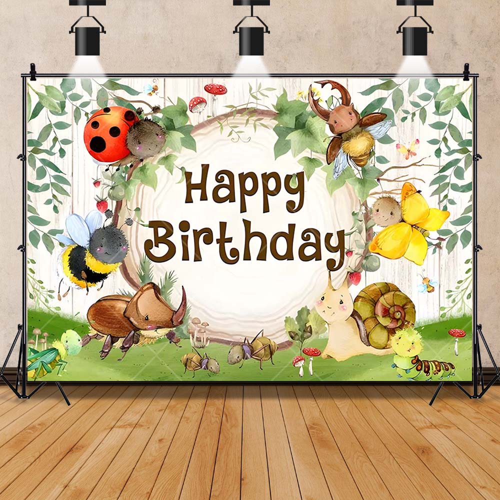 Cartoon Insect Party Early Edu - Kids Education Background ulasan dan harga