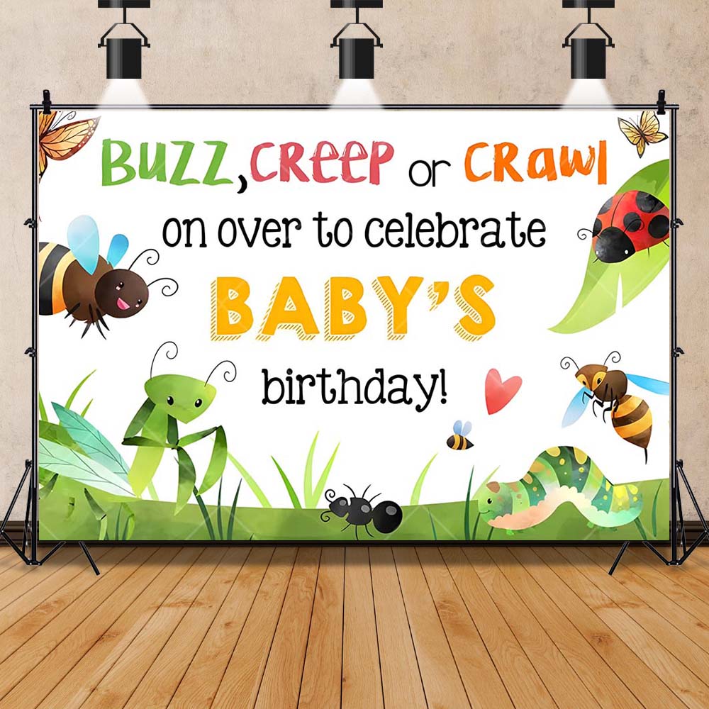Cartoon Insect Party Early Edu - Kids Education Background ulasan dan harga