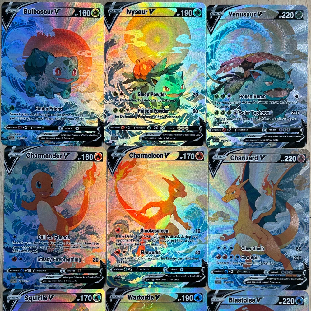 9Pcs/set DIY Anime PTCG Collec - English Kids Education ulasan dan harga