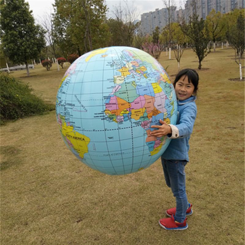 90CM Inflatable Earth World Ge - Educational Globe For Kids ulasan dan harga