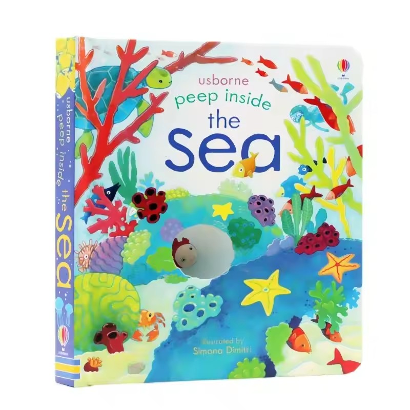 Usborne Peep Inside The Sea Ed - Kids Nature Education ulasan dan harga