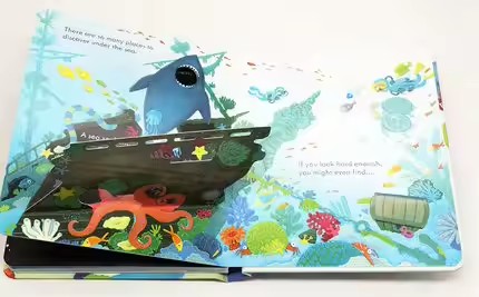 Usborne Peep Inside The Sea Ed - Kids Nature Education ulasan dan harga