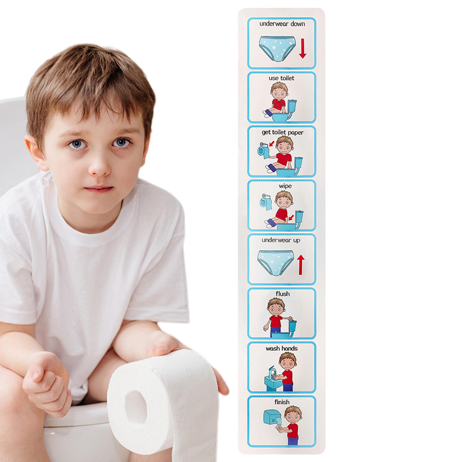 Potty Training Visual Schedule - Kids Education Charts ulasan dan harga