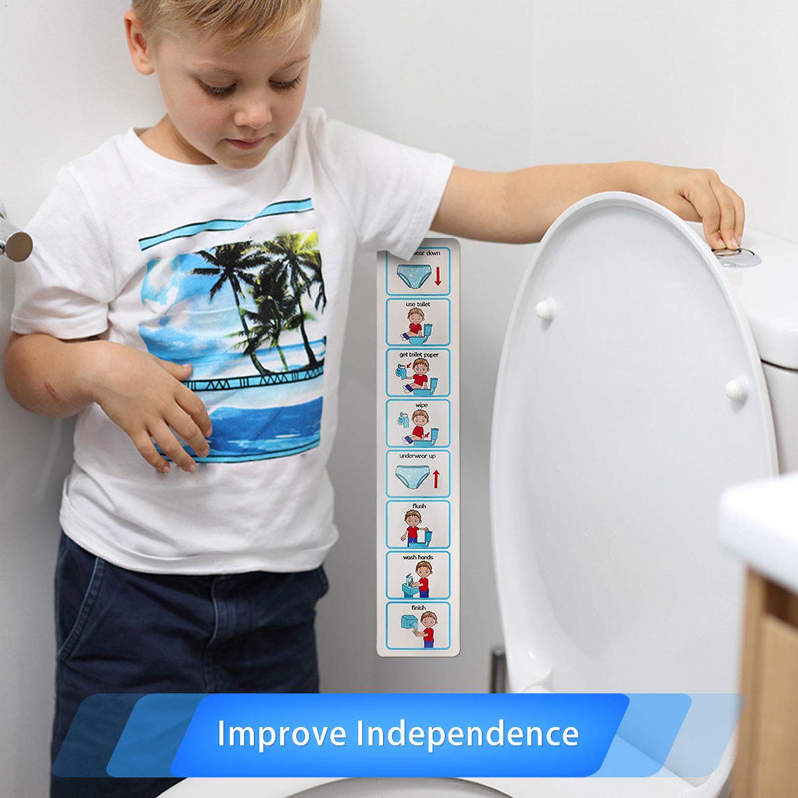 Potty Training Visual Schedule - Kids Education Charts ulasan dan harga