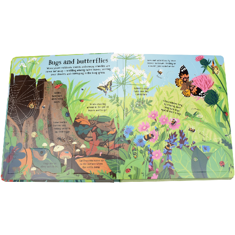 English Montessori 3D Usborne  - Kids Nature Education ulasan dan harga