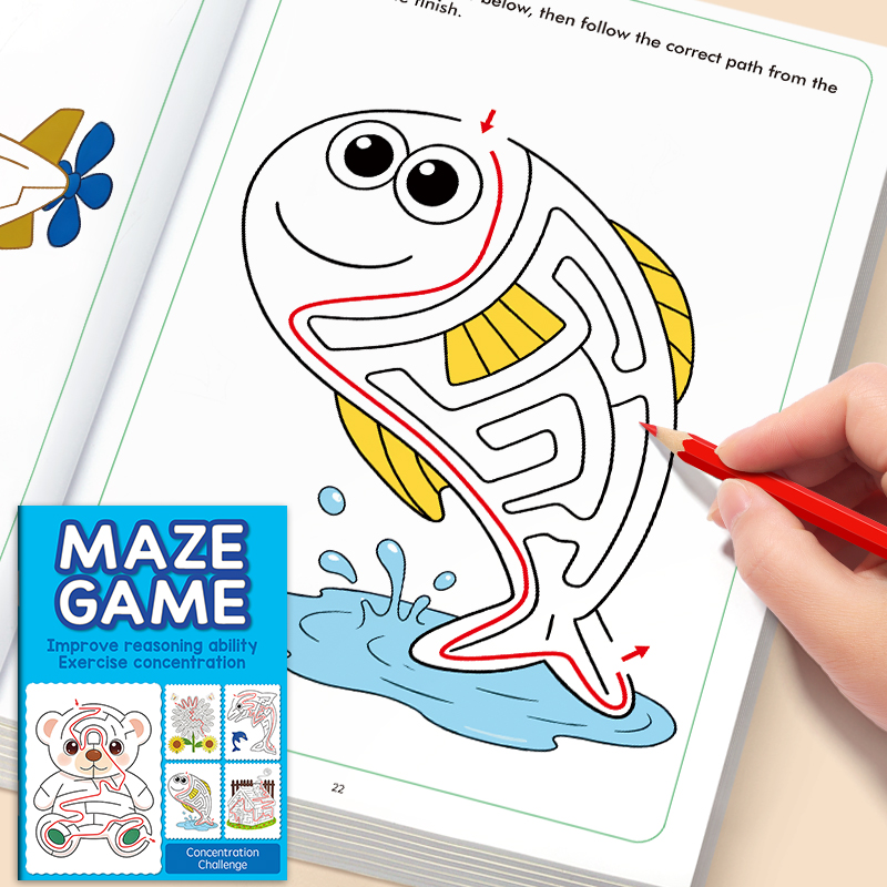 Maze Fun Drawing Book for Kids - Education Kids Definition ulasan dan harga