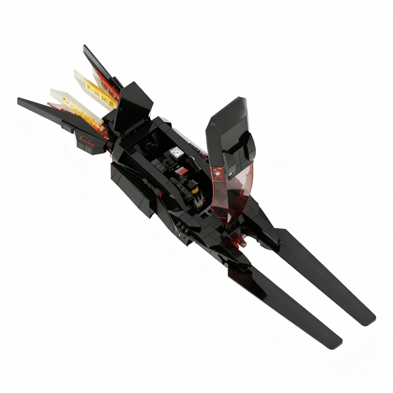 344pcs MOC Space I Blacktron B - Kids Hunter Education ulasan dan harga